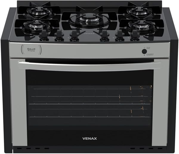 Fogão de Embutir Venax Vitreo 5 Bocas