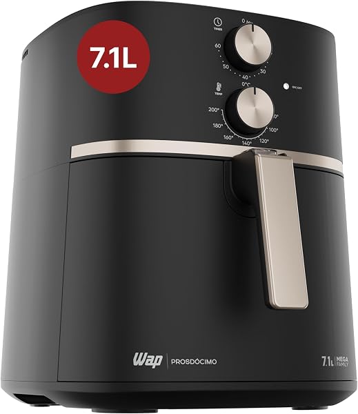 Fritadeira Elétrica Air Fryer Mega Family WAP 7L